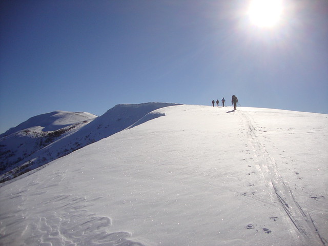 Nieves eternas en cordillera aledaña